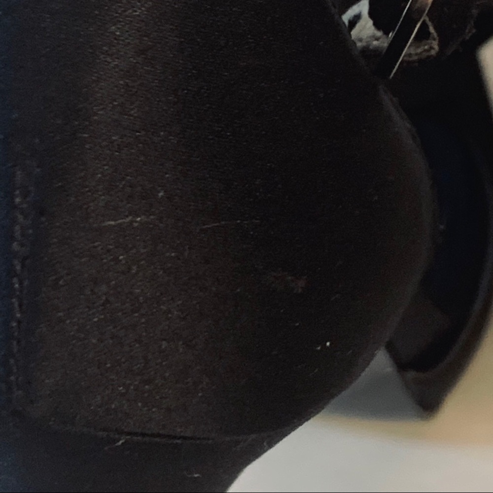 Audrey Brook | Estella Black Satin Peep To… - Picture 12 of 14